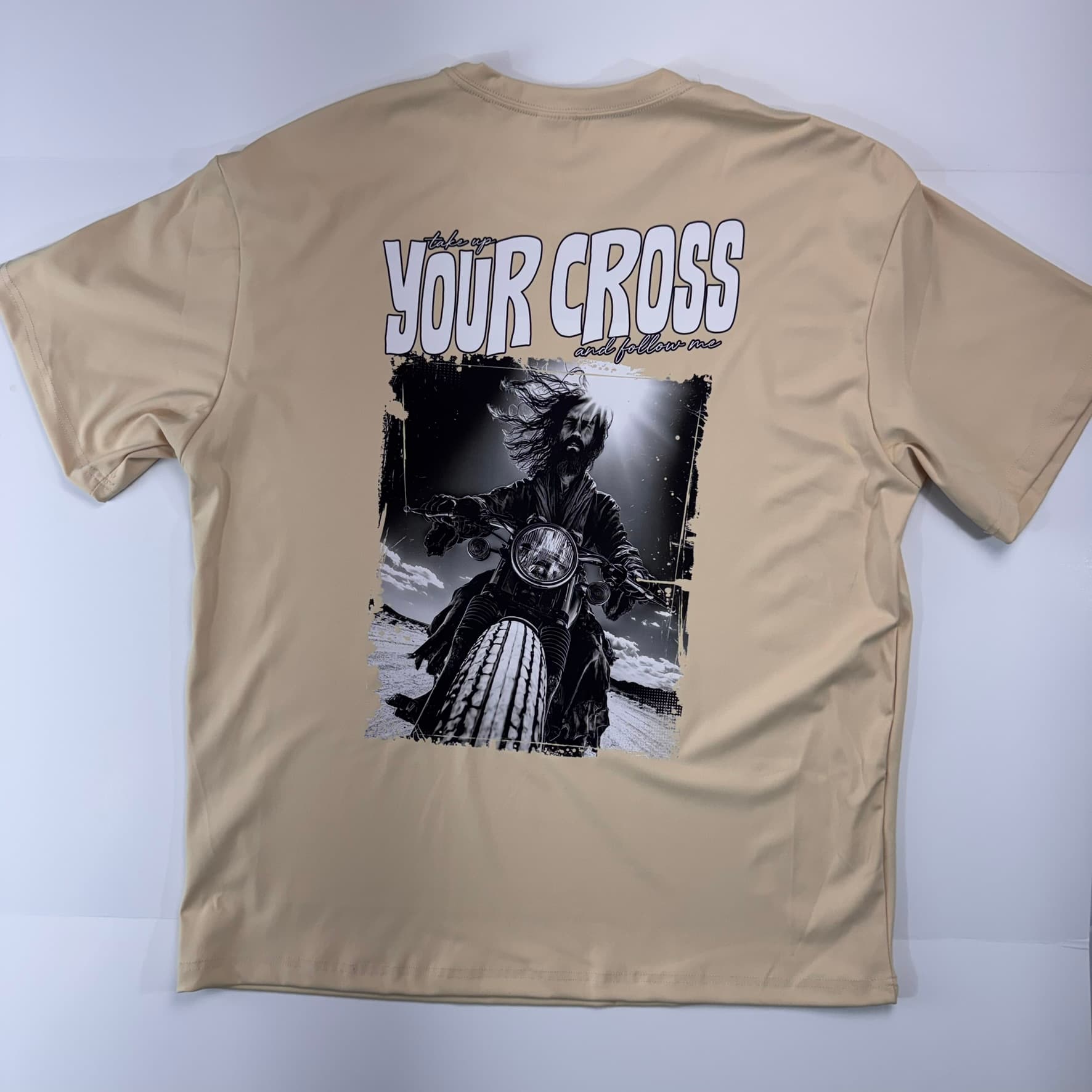 Shirt Oversized Apricot ( Take up Your Cross and Follow Me)