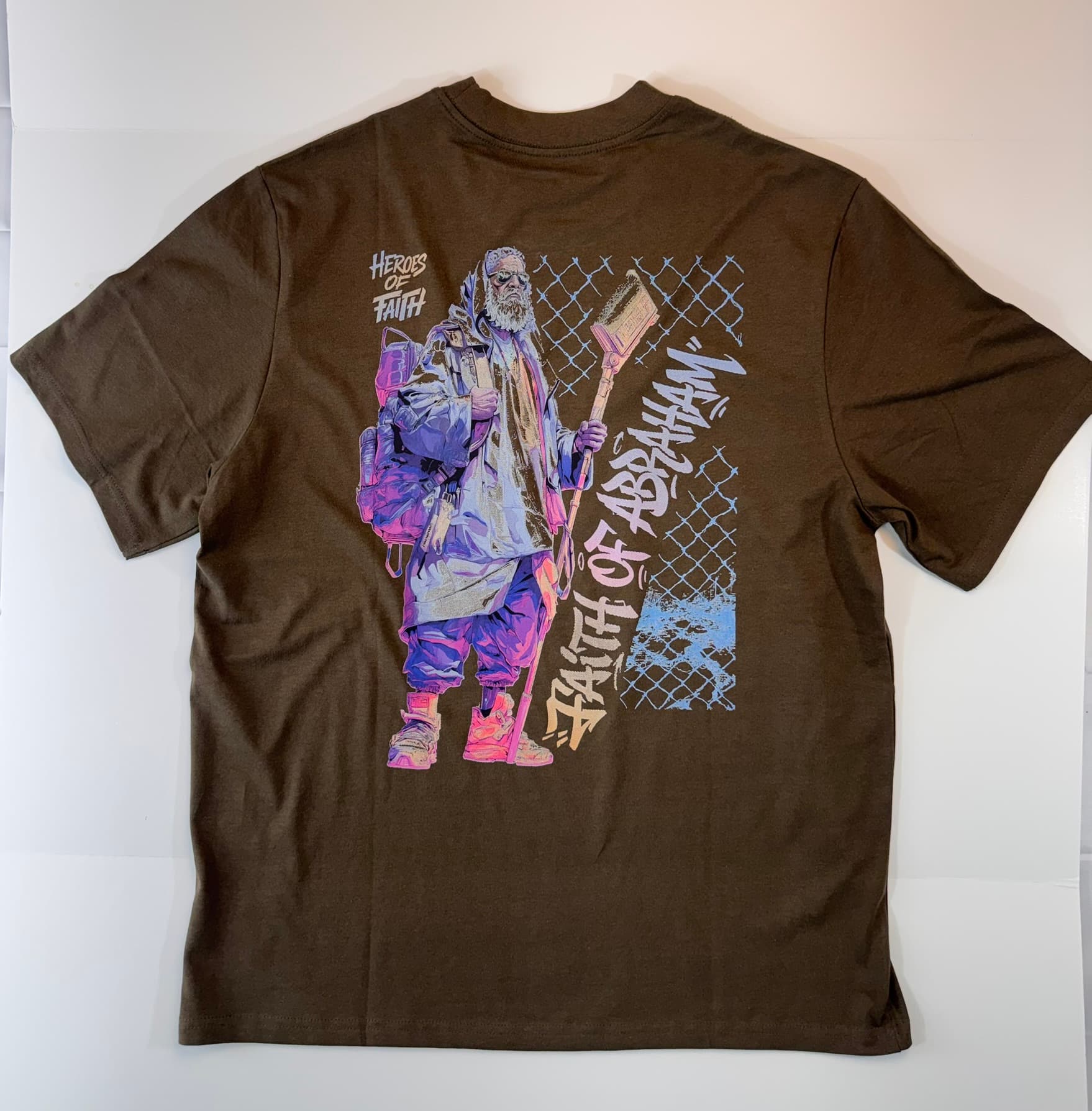 Shirt Oversized Brown (Heroes of Faith "ABRAHAM")