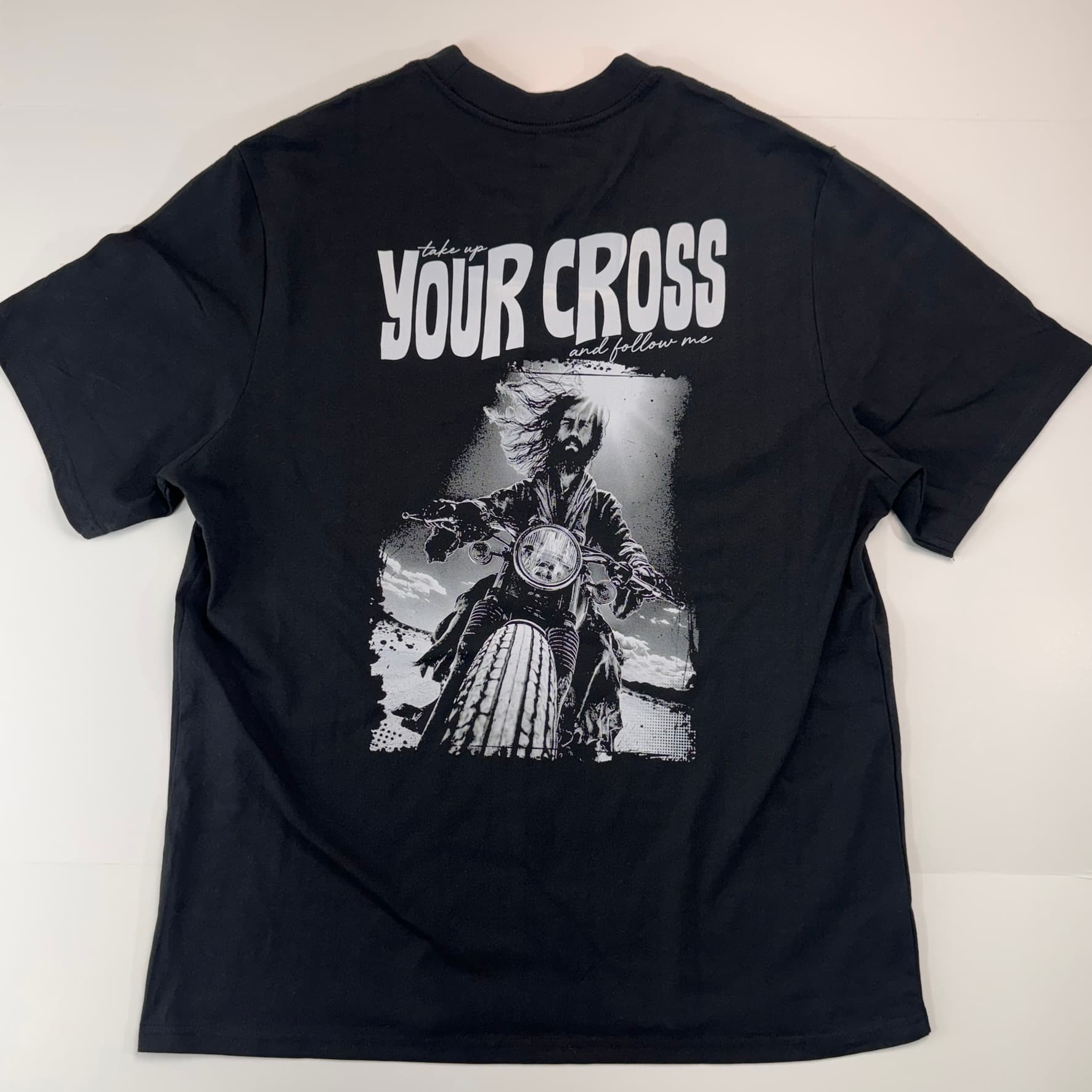 Shirt Oversized Black ( Take up Your Cross and Follow Me)