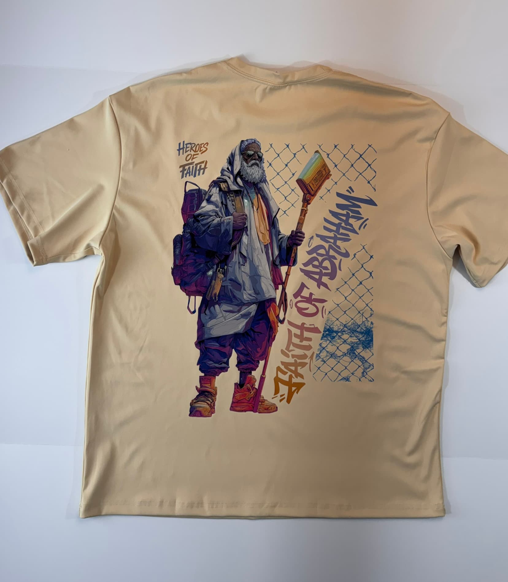 Shirt Oversized Apricot(Heroes of Faith "ABRAHAM")
