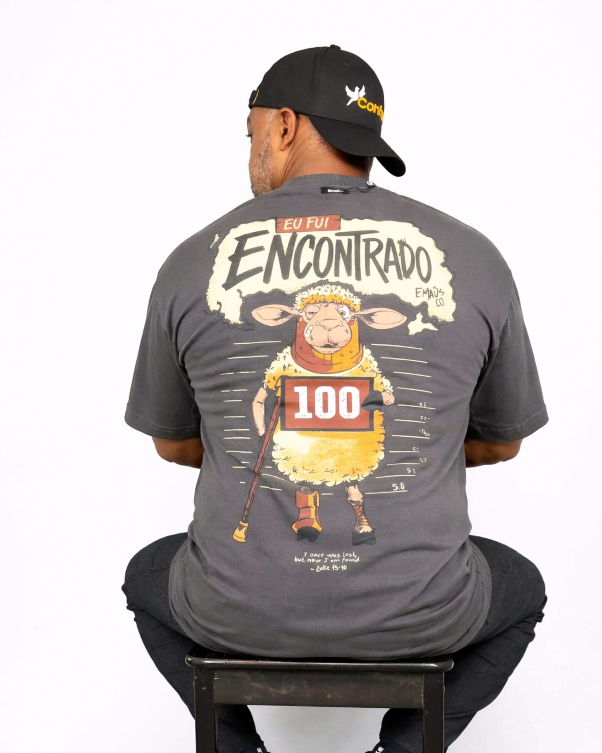 SHIRT OVERSIZED ENCONTRADO (CINZA)