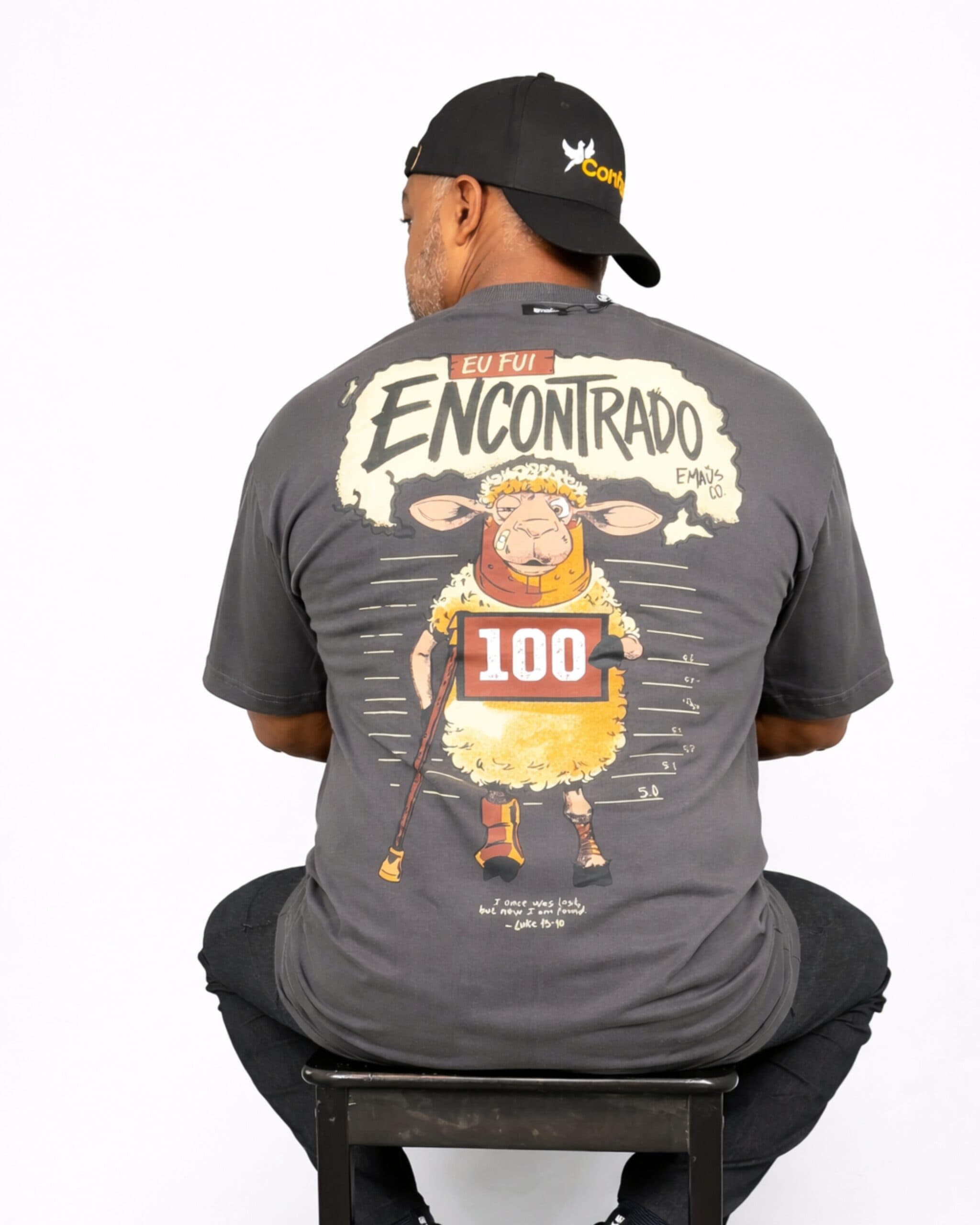 SHIRT OVERSIZED ENCONTRADO (CINZA)